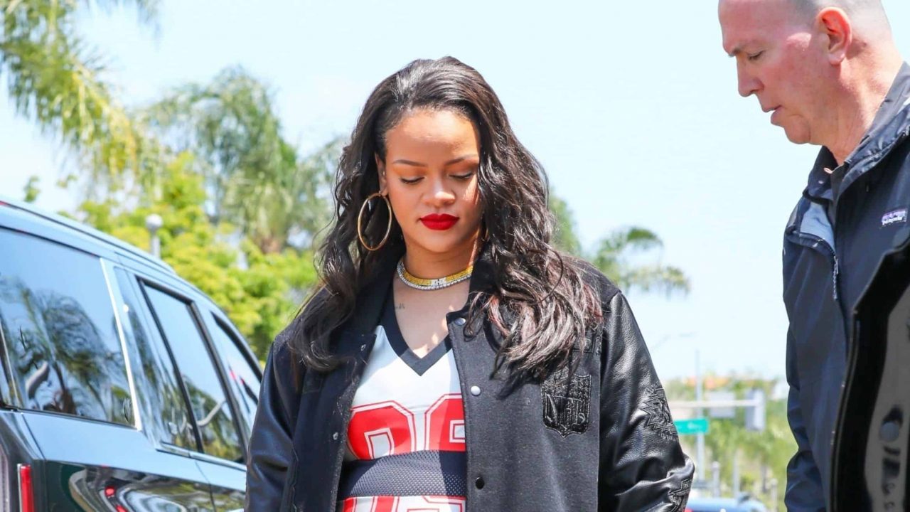 Rihanna was spotted causal outing in L.A