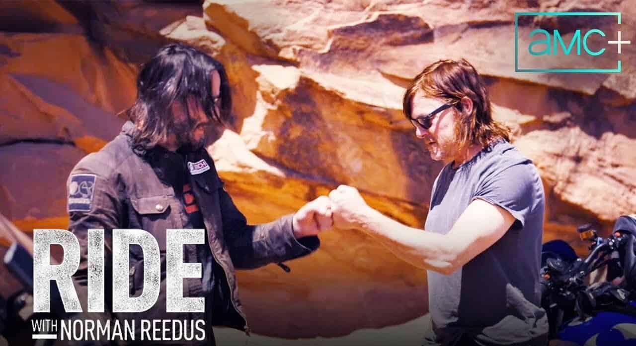 Keenu Reaves And Norman Reedus In Ride With Norman Reedus Season 6