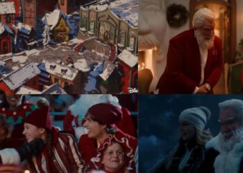 Still cuts from the new season of the show, The Santa Clauses (Credits: Disney+)